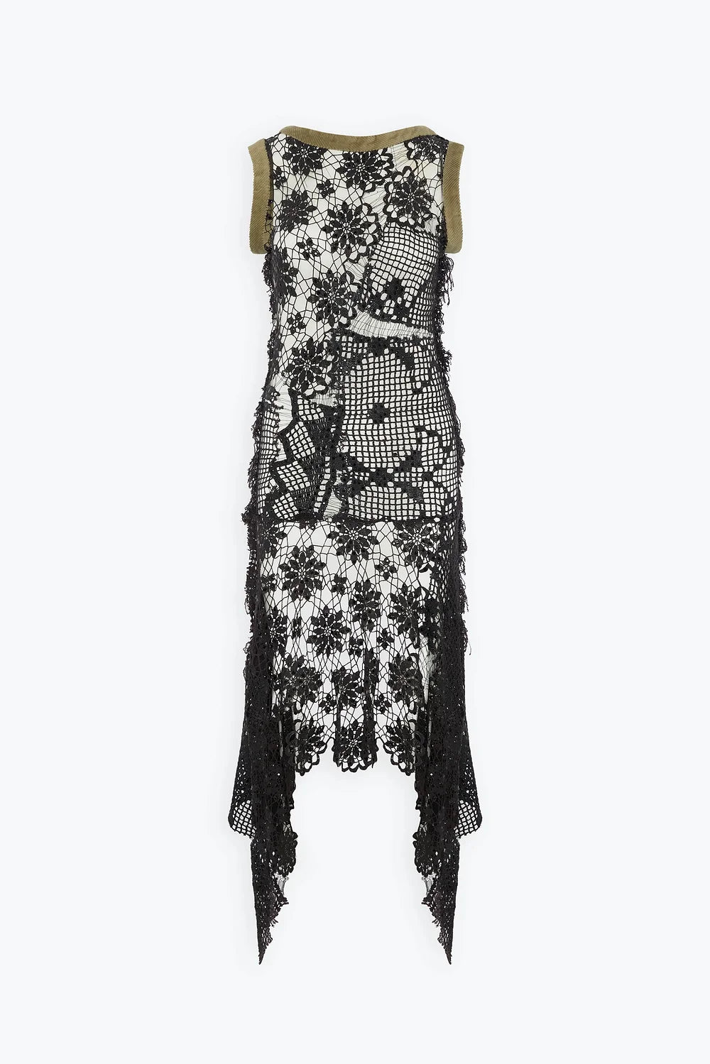 Vintage Patchwork Lace and hotfix dress