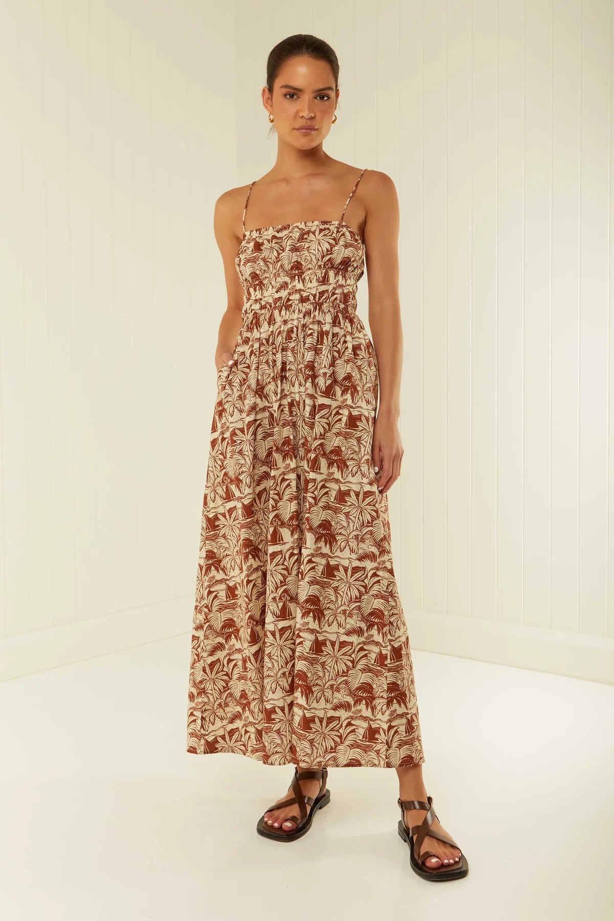 West Dress in Palm Scene