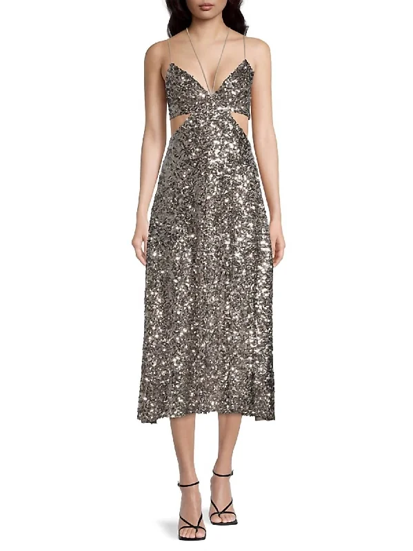 Roux Dress In Silver