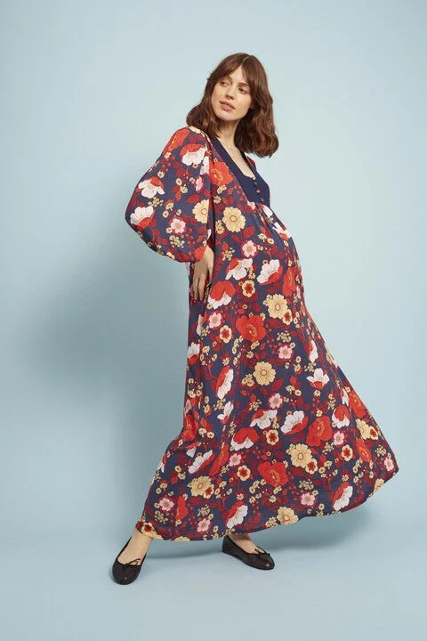 Navy Polly Dress