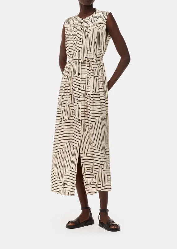 Angled Stripe Ilana Dress
