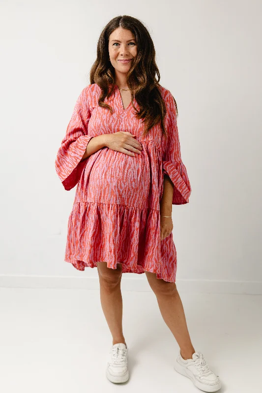 Julia Cotton Dress Mauve Mist