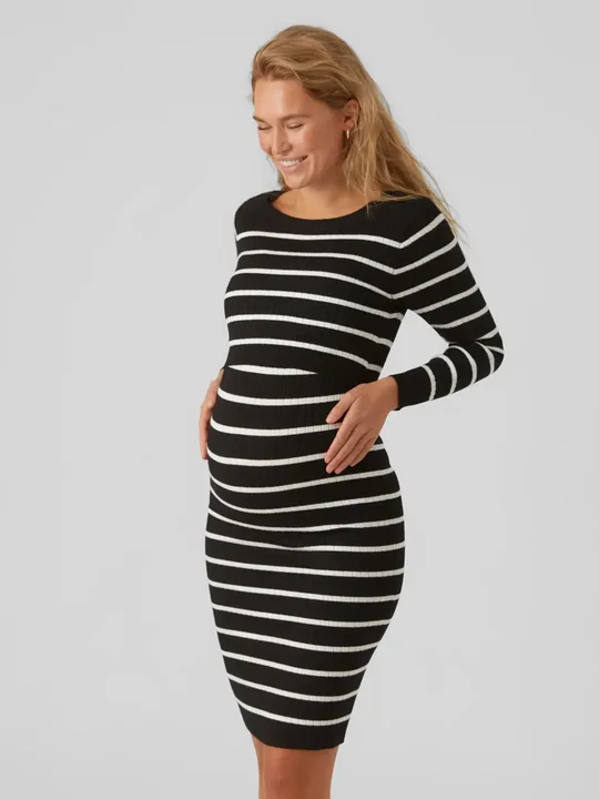 High Neck Nursing Dress