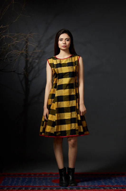 Lavanya - Chanderi Dress