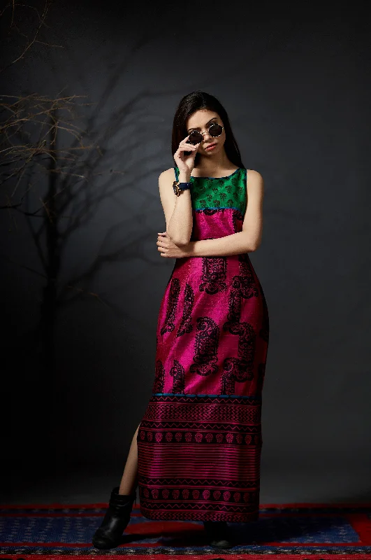 Malini - Silk Sheath Dress