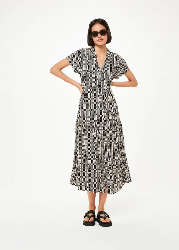 Link Check Print Dress