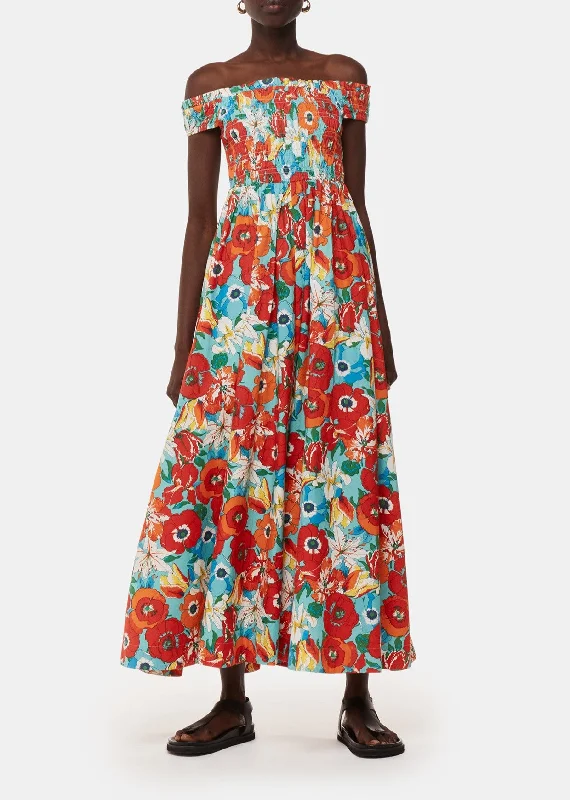 Blossom Tulips Bardot Dress
