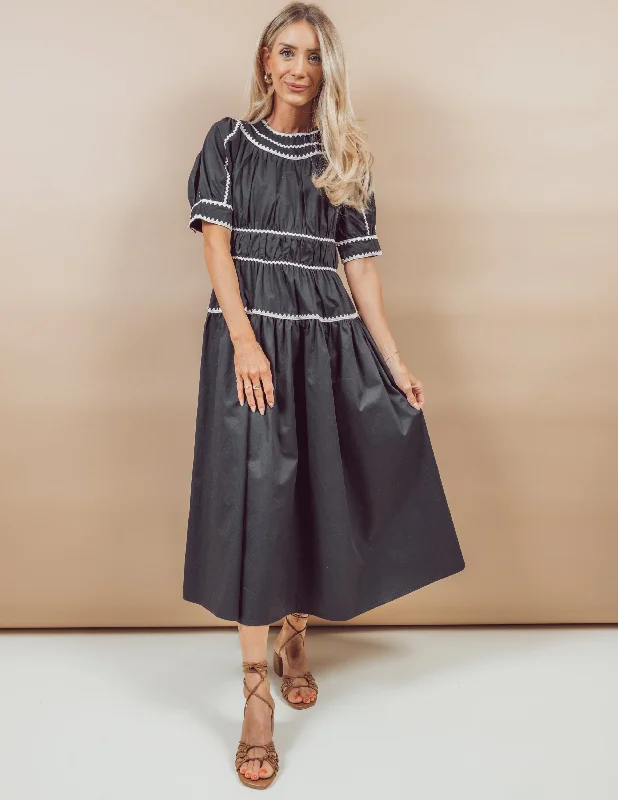 Kyla Midi Dress Fashionable Skater Midi Dress