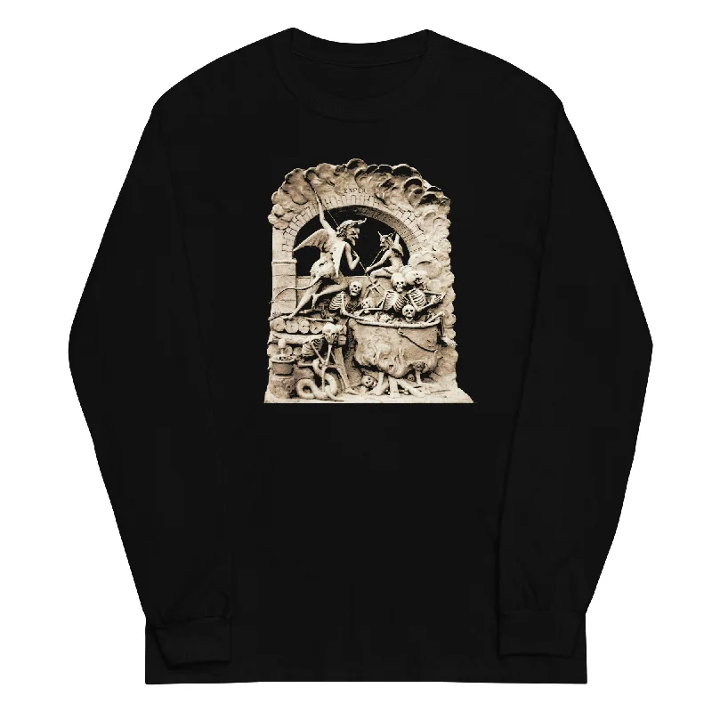 Les Diableries The Pits of Hell and the Devil Long Sleeve Shirt Comfortable Short Sleeve Tunic Les Diableries The Pits of Hell and the Devil Long Sleeve Shirt Comfortable Short Sleeve Tunic