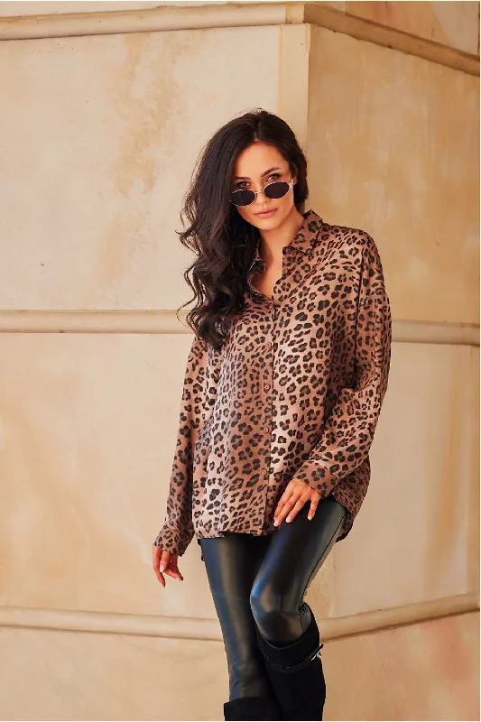 Long sleeve shirt Roco Fashion Cozy Loose Fit Short Sleeve