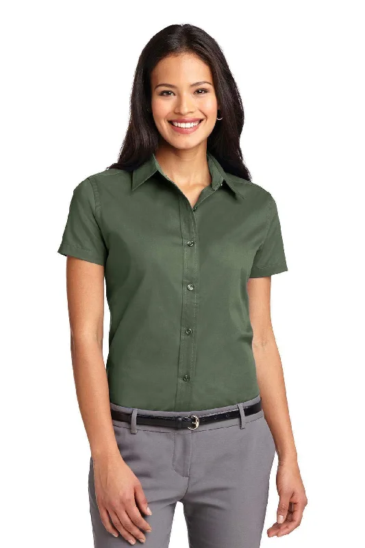 Port Authority Ladies Short Sleeve Easy Care Shirt. L508 Comfortable Flowing Short Sleeve Port Authority Ladies Short Sleeve Easy Care Shirt. L508 Comfortable Flowing Short Sleeve