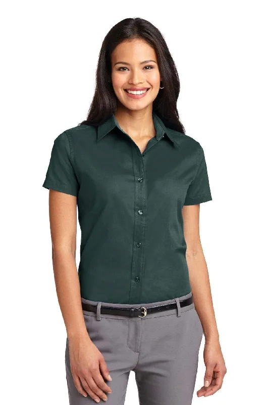 Port Authority Ladies Short Sleeve Easy Care Shirt. L508 Comfortable Graphic Short Sleeve Port Authority Ladies Short Sleeve Easy Care Shirt. L508 Comfortable Graphic Short Sleeve