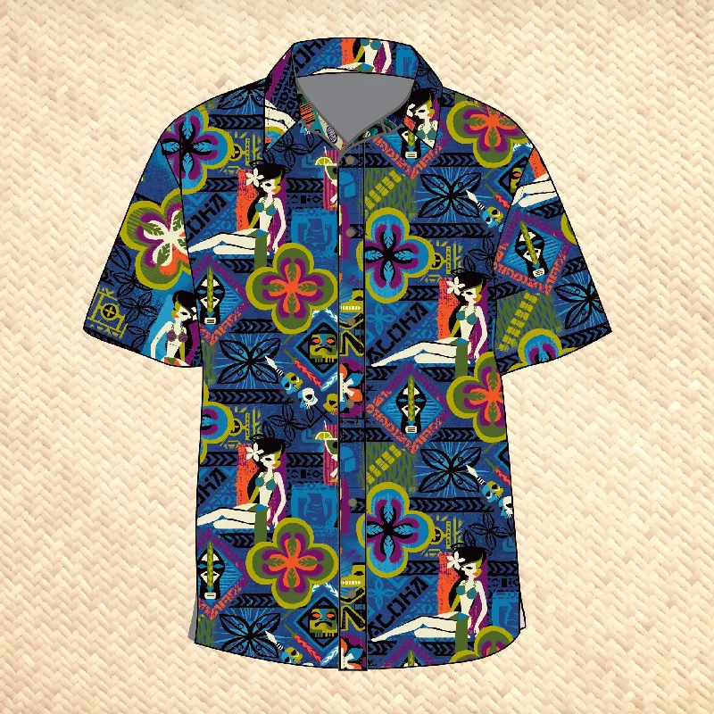 'Star Bars' Modern Fit with Flex Button-Up Shirt - Unisex - Ready to Ship! Casual Ruffle Short Shirt 'Star Bars' Modern Fit with Flex Button-Up Shirt - Unisex - Ready to Ship! Casual Ruffle Short Shirt