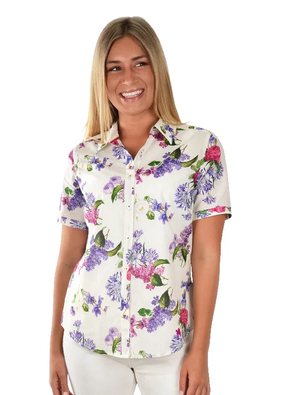Thomas Cook Ladies Taleyah Short Sleeve Shirt - T1S2113040 Trendy Tie-Front Short Shirt Thomas Cook Ladies Taleyah Short Sleeve Shirt - T1S2113040 Trendy Tie-Front Short Shirt