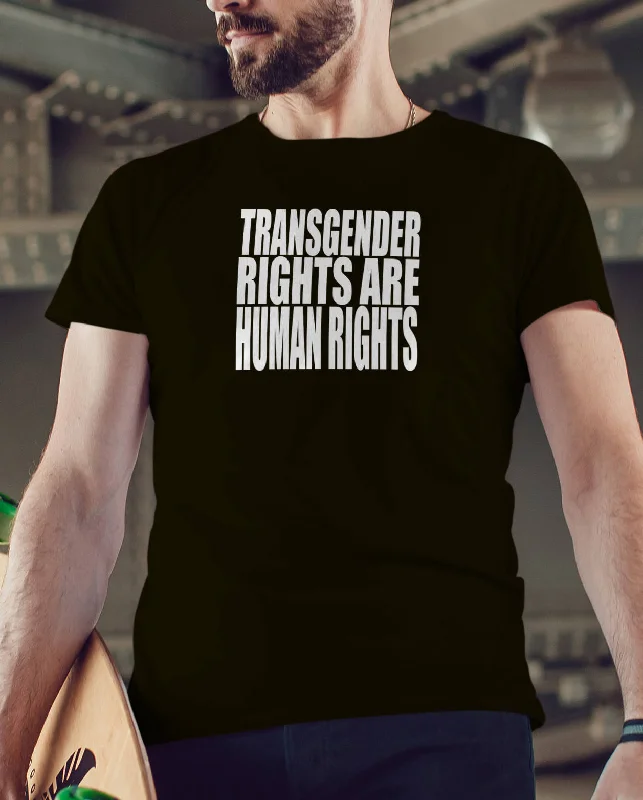Transgender Rights Are Human Rights Shirt, Mens Tee Shirt Fashionable Draped Short Sleeve Transgender Rights Are Human Rights Shirt, Mens Tee Shirt Fashionable Draped Short Sleeve