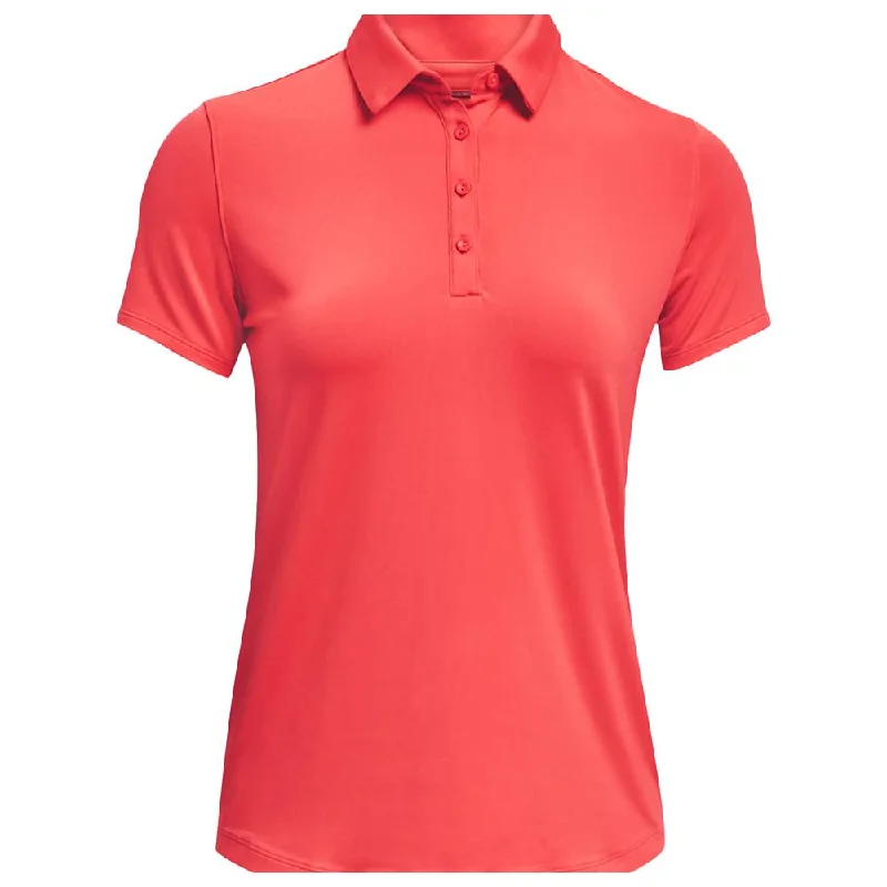 Under Armour Ladies Zinger Golf Shirt 1363949 Comfortable Knit Short Shirt