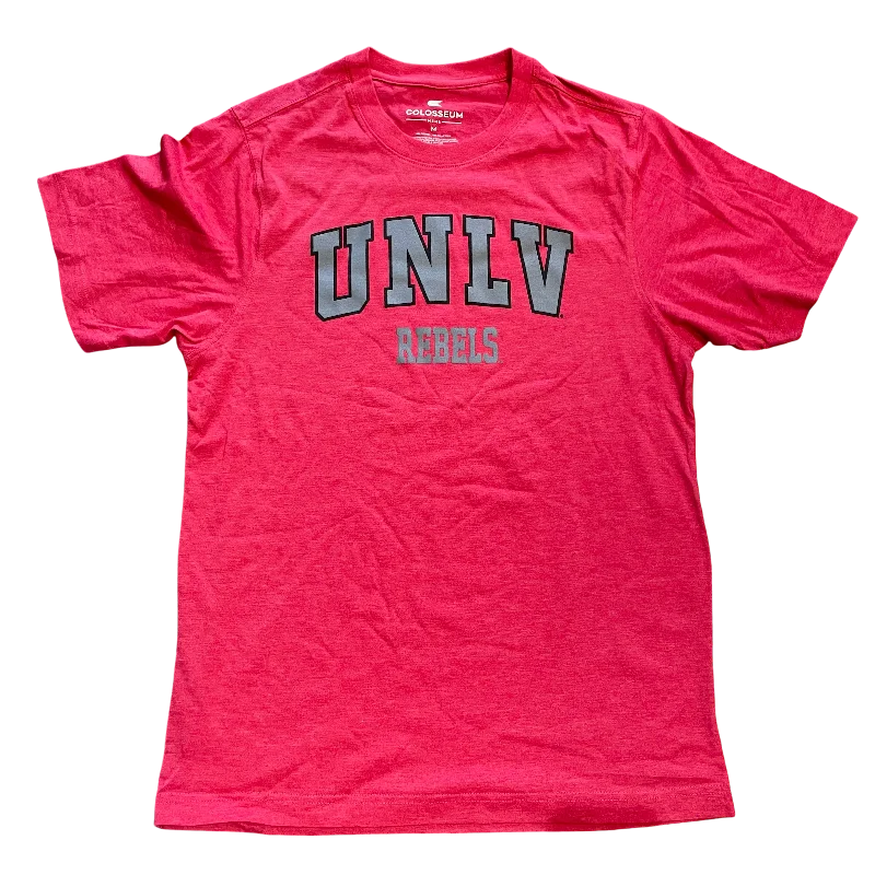 University of Nevada Las Vegas UNLV Playbook T shirt-Red Elegant Off-Shoulder Short Shirt University of Nevada Las Vegas UNLV Playbook T shirt-Red Elegant Off-Shoulder Short Shirt