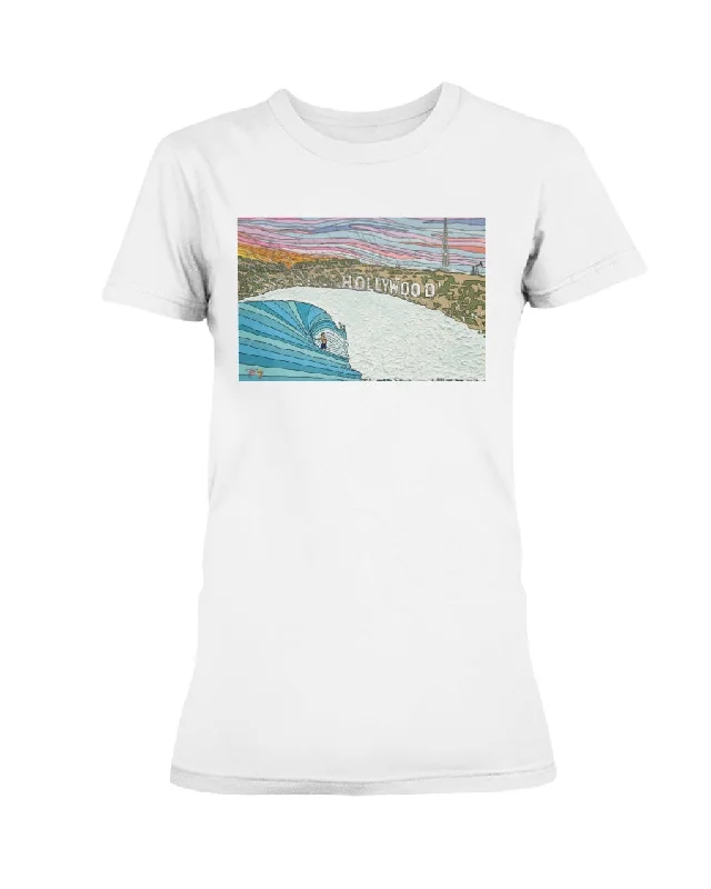 Hollywood Surf - Missy T-Shirt Fashionable Trendy Casual