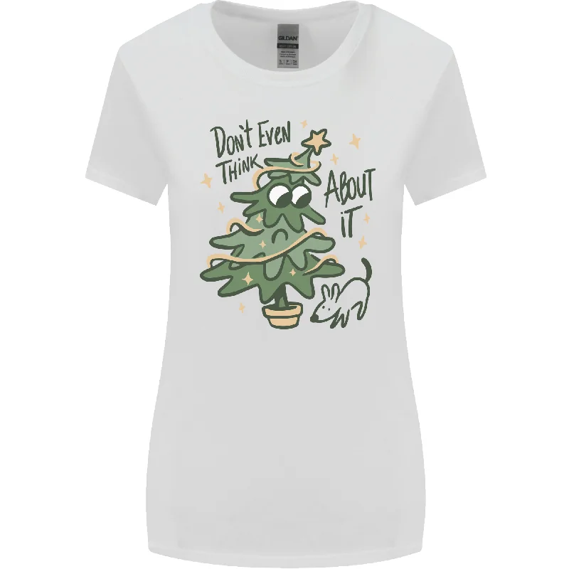 A Dog Weeing on a Christmas Tree Xmas Funny Womens Wider Cut T-Shirt Sequined Glittery Shiny A Dog Weeing on a Christmas Tree Xmas Funny Womens Wider Cut T-Shirt Sequined Glittery Shiny