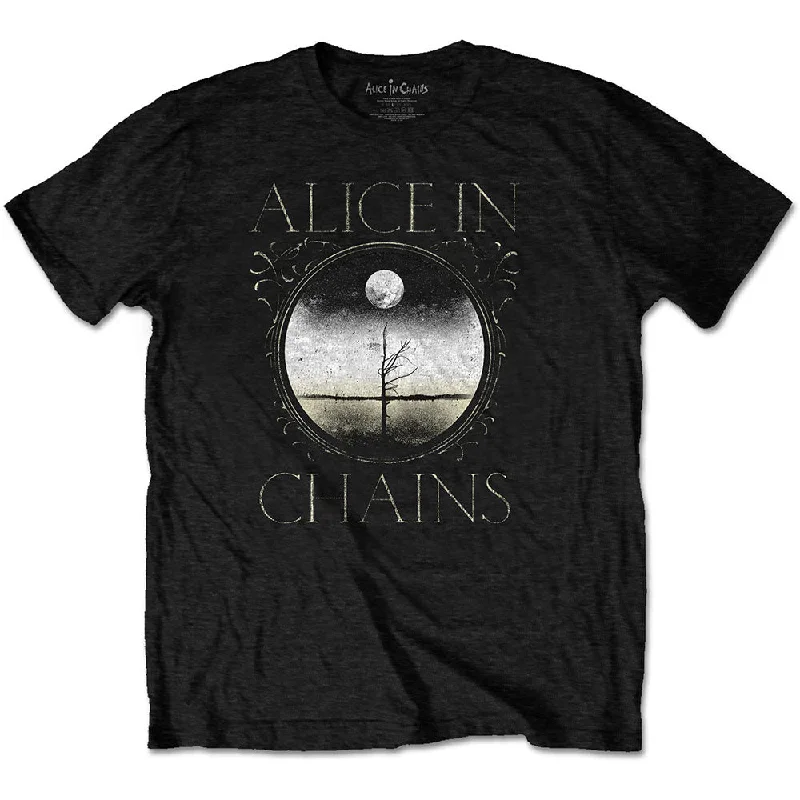 Alice In Chains | Official Band T-Shirt | Moon Tree (Back Print) Fashionable Trendy Casual