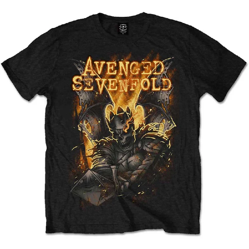 Avenged Sevenfold | Official Band T-Shirt | Atone Spandex Blend Rayon Blend Denim Blend