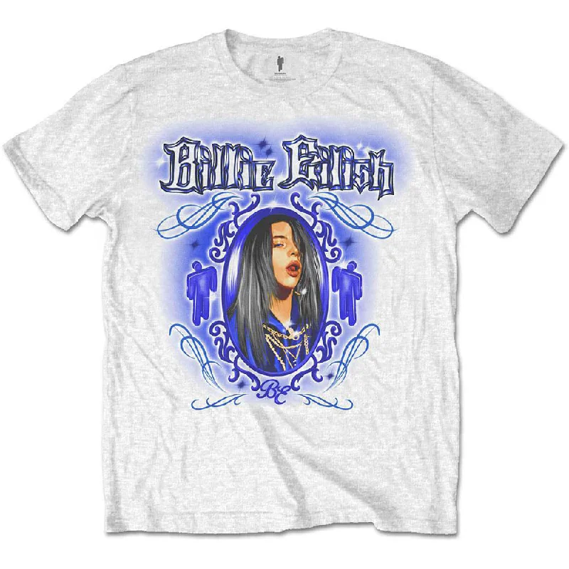 Billie Eilish Kids T-Shirt: Airbrush Photo Modern Contemporary Chic