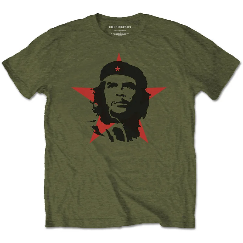 Che Guevara | Official Band T-Shirt | Military Basic T-Shirt Crew Neck Short Sleeve