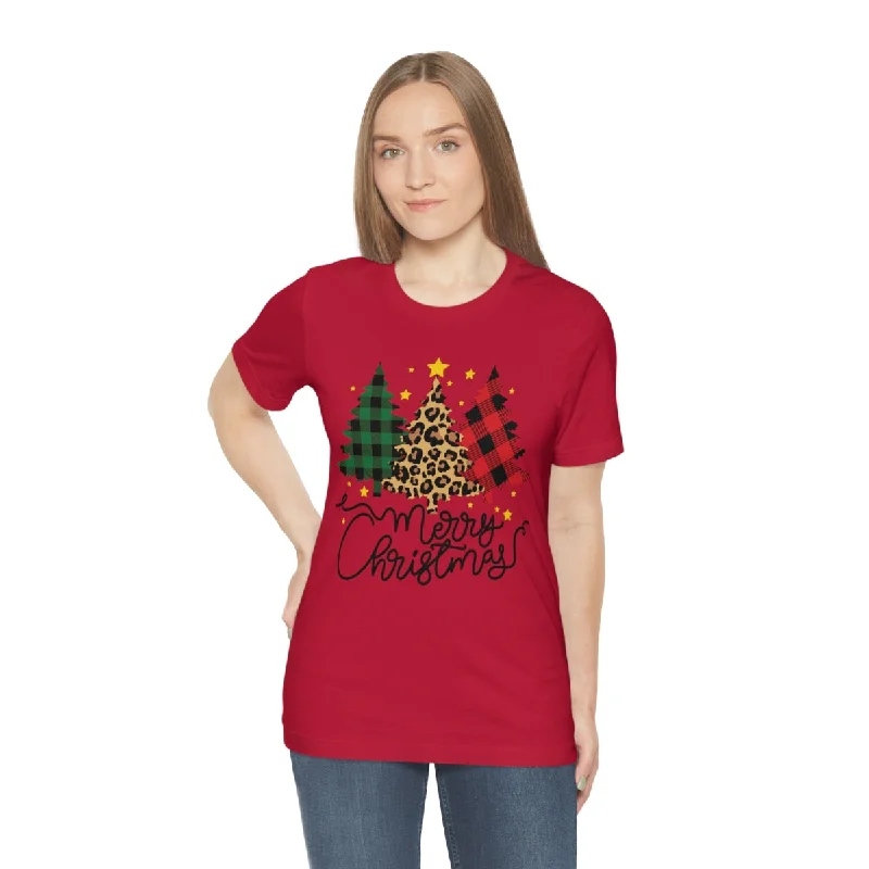 Christmas Tree Tshirt | Gifts for Her | BFF Gift | Women's T-shirt | Women Tshirt | Women Shirt | Unisex Jersey Short Sleeve Tee Elegant Classic Vintage