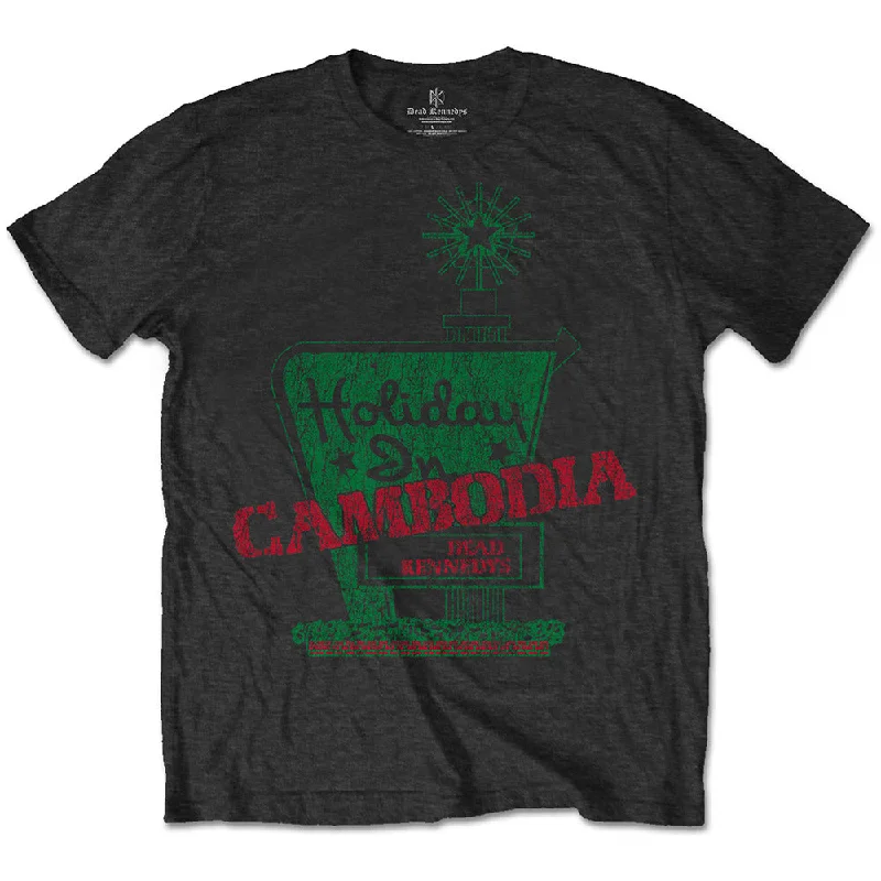 Dead Kennedys | Official Band T-Shirt | Holiday in Cambodia Fleece Nylon Spandex