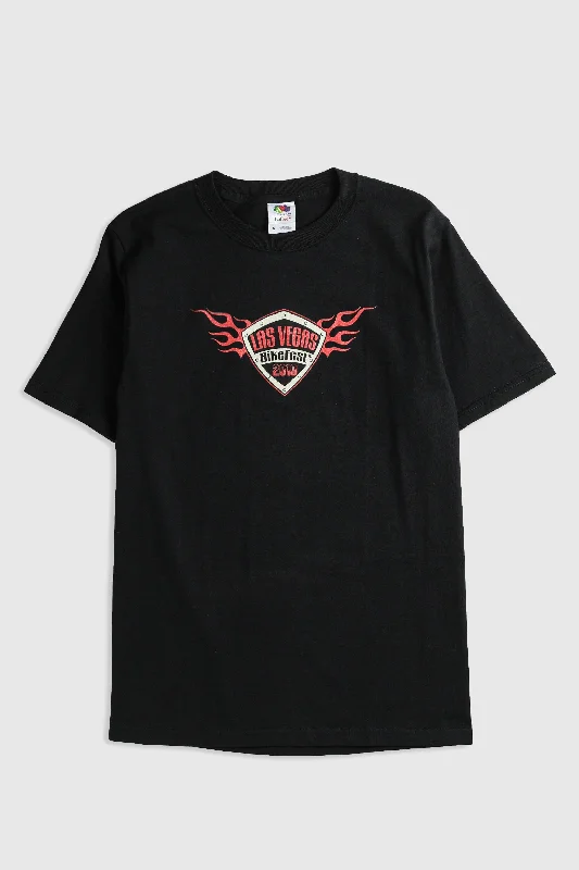 Deadstock Las Vegas Bike Fest Tee - S Satin Fabric Silk Fabric Chiffon Fabric