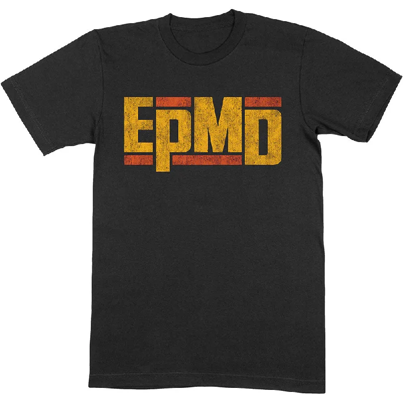 EPMD | Official Band T-shirt | Distressed Classic Logo Elasticated Padded Insulated