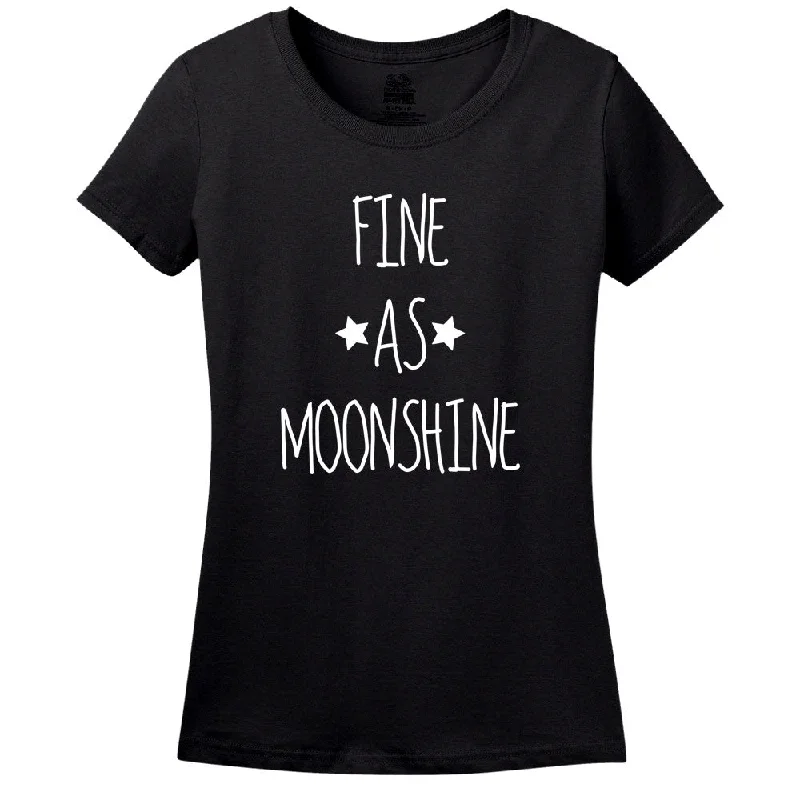 Fine As Moonshine - Women's T-Shirt Print Jacquard Patchwork