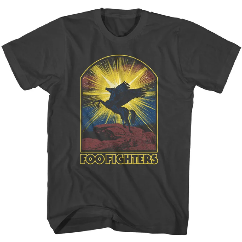 Foo Fighters | Official Band T-Shirt | Pegasus Houndstooth Herringbone Solid