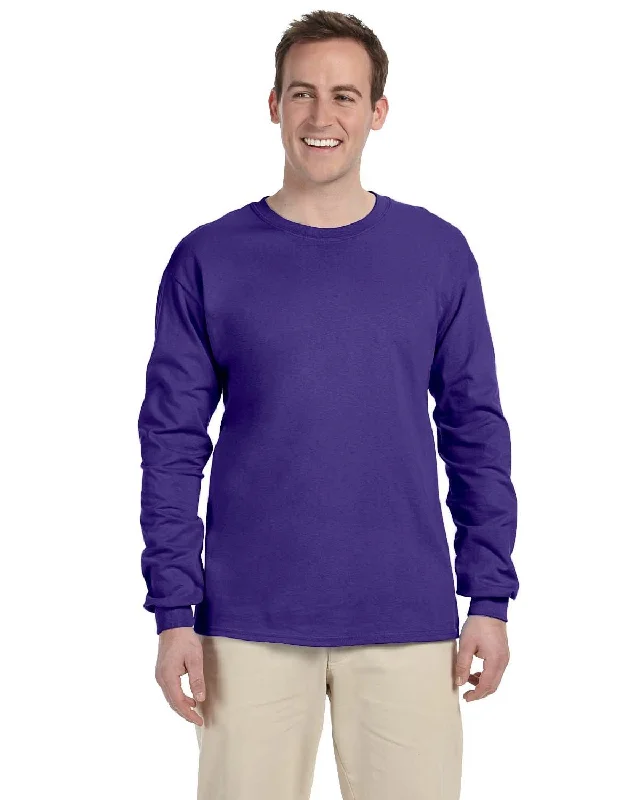 Fruit of the Loom Lightweight Long Sleeve T-Shirt | Purple Lace Blend Ribbed Blend Corduroy Blend Fruit of the Loom Lightweight Long Sleeve T-Shirt | Purple Lace Blend Ribbed Blend Corduroy Blend