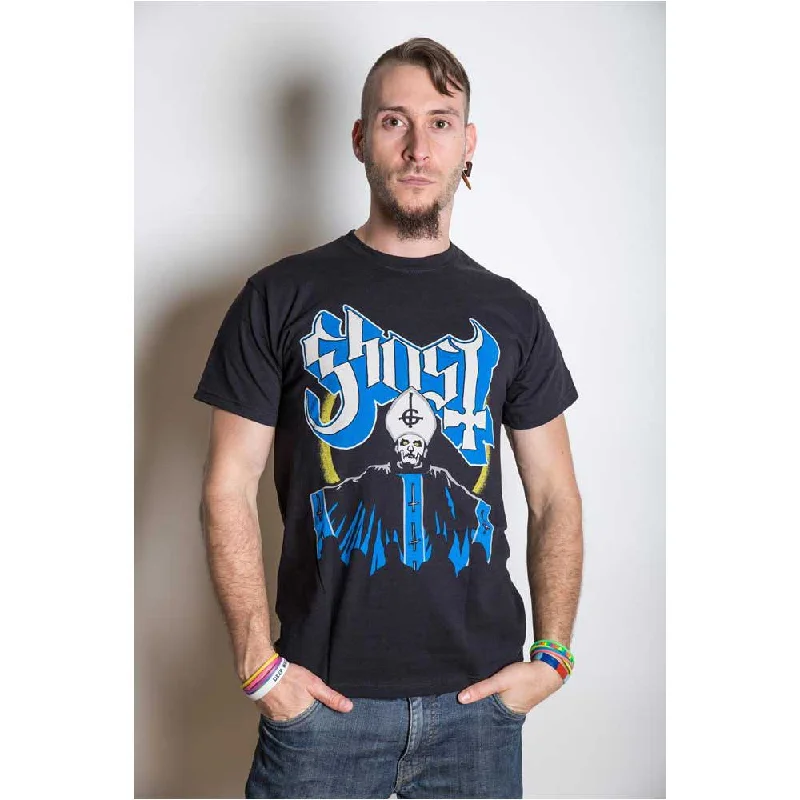 Ghost | Official Band T-Shirt | Papa & Band Satin Fabric Silk Fabric Chiffon Fabric