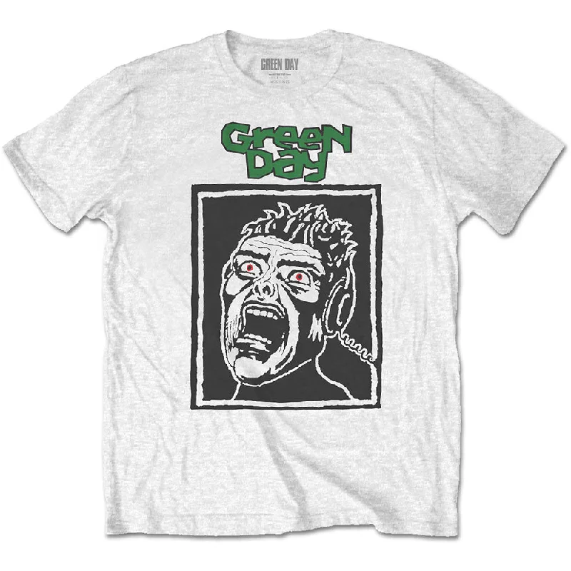 Green Day | Official Band T-Shirt | Scream Fitted T-Shirt Seamless Stretchy