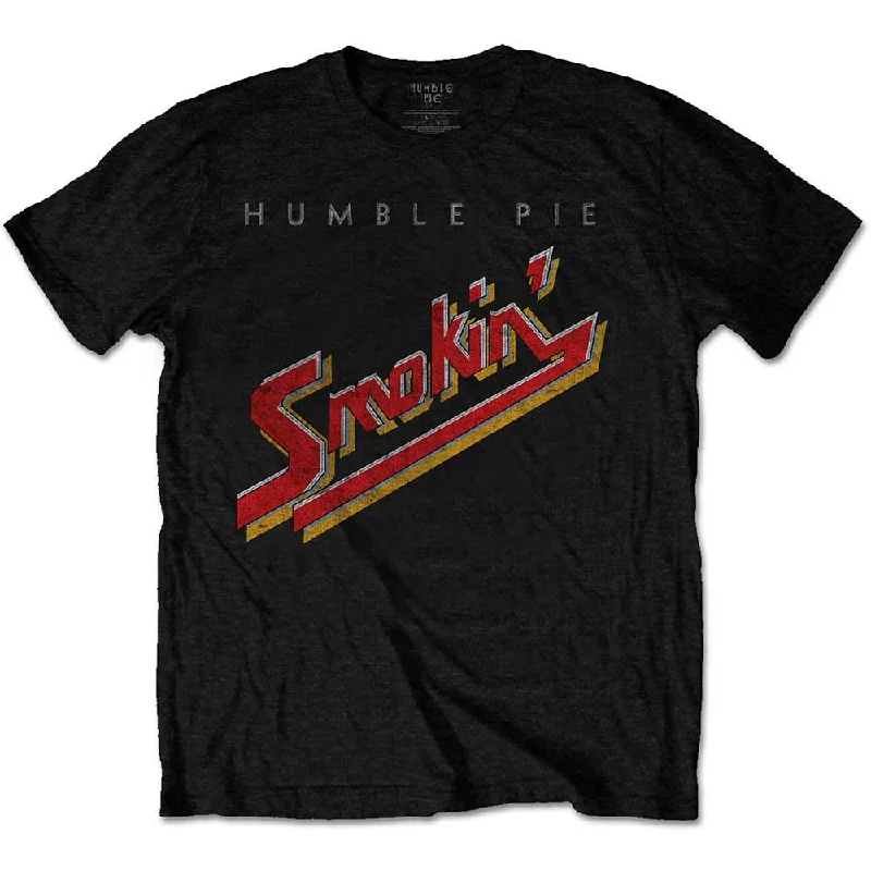 Humble Pie | Official Band T-Shirt | Smokin' Vintage Chenille Blend Fleece Blend Nylon Blend Humble Pie | Official Band T-Shirt | Smokin' Vintage Chenille Blend Fleece Blend Nylon Blend