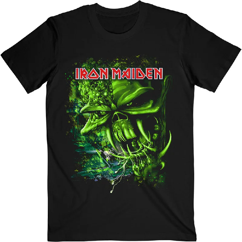 Iron Maiden | Official Band T-Shirt | Final Frontier Green Welt Pockets Slit Pockets Iron Maiden | Official Band T-Shirt | Final Frontier Green Welt Pockets Slit Pockets