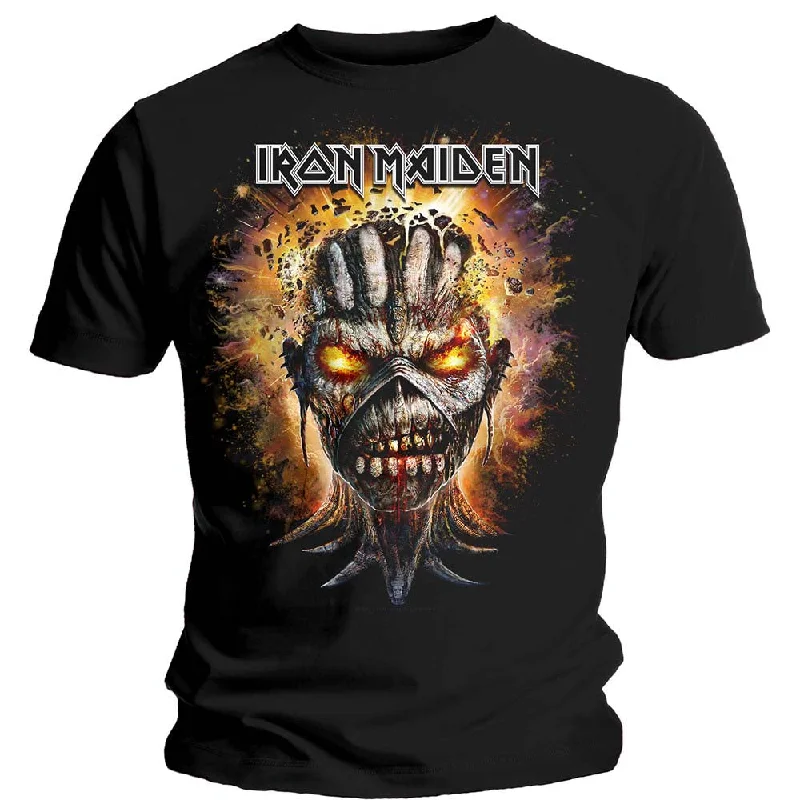 Iron Maiden | Official Band T-Shirt | Eddie Exploding Head Wool Fabric Cashmere Fabric Tweed Fabric Iron Maiden | Official Band T-Shirt | Eddie Exploding Head Wool Fabric Cashmere Fabric Tweed Fabric