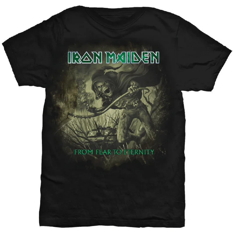 Iron Maiden | Official Band T-Shirt | From Fear To Eternity Distressed Anti-Pilling Machine Wash Handmade Iron Maiden | Official Band T-Shirt | From Fear To Eternity Distressed Anti-Pilling Machine Wash Handmade