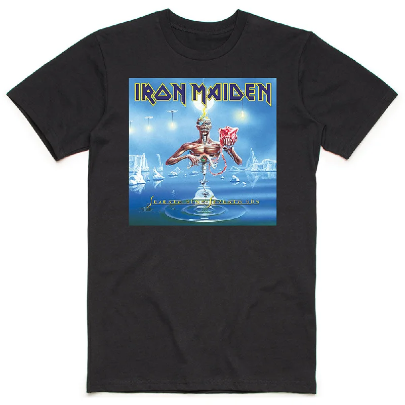 Iron Maiden | Official Band T-Shirt | Seventh Son Box Front Pockets Side Pockets Patch Pockets Iron Maiden | Official Band T-Shirt | Seventh Son Box Front Pockets Side Pockets Patch Pockets