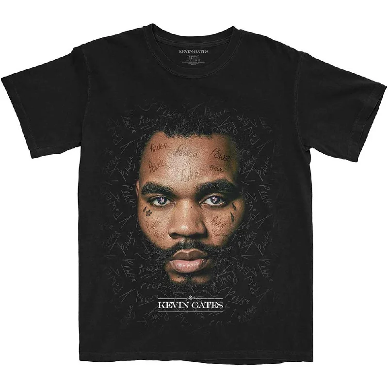 Kevin Gates | Official Band T-Shirt | Jumbo Power Real Fur Shearling Chenille