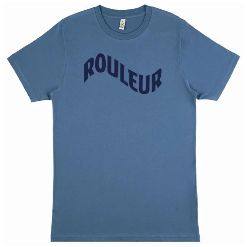 Rouleur T-Shirt Hooded Caped Shawl Collar