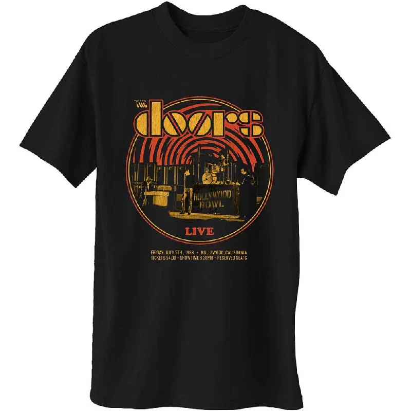 The Doors | Official Band T-Shirt | 68 Retro Circle Welt Pockets Slit Pockets