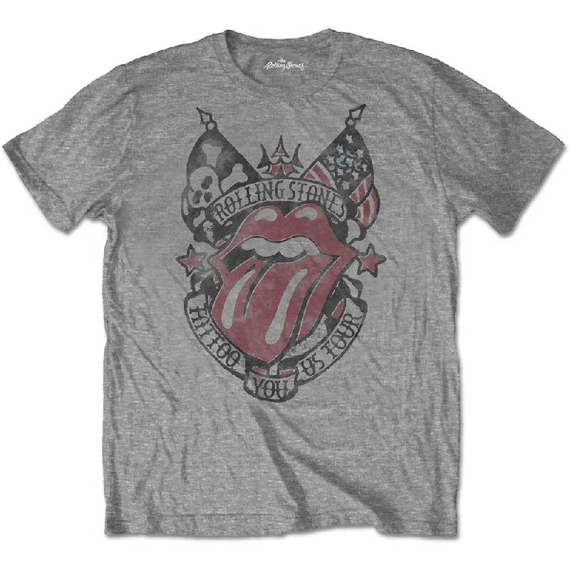 The Rolling Stones | Official Band T-Shirt | Tattoo You US Tour (Soft-Hand Inks) Chenille Blend Fleece Blend Nylon Blend