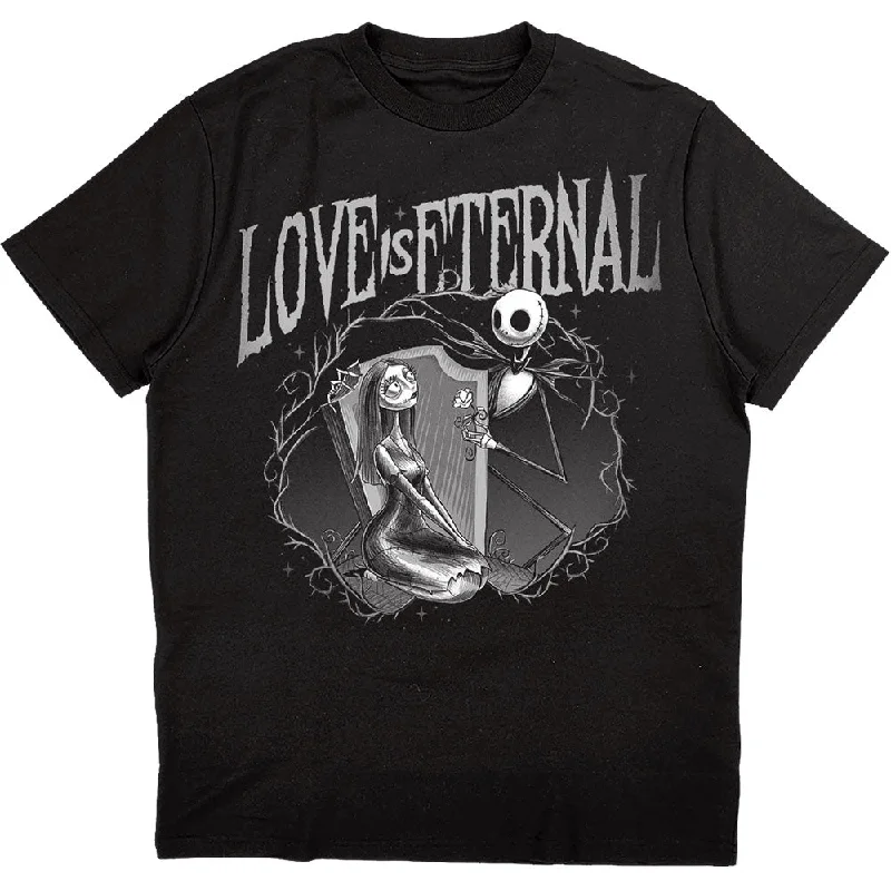 Disney | Official Band T-Shirt | The Nightmare Before Christmas Jack & Sally Love Is Eternal (Small) Anti-Shrink Durable Soft Disney | Official Band T-Shirt | The Nightmare Before Christmas Jack & Sally Love Is Eternal (Small) Anti-Shrink Durable Soft