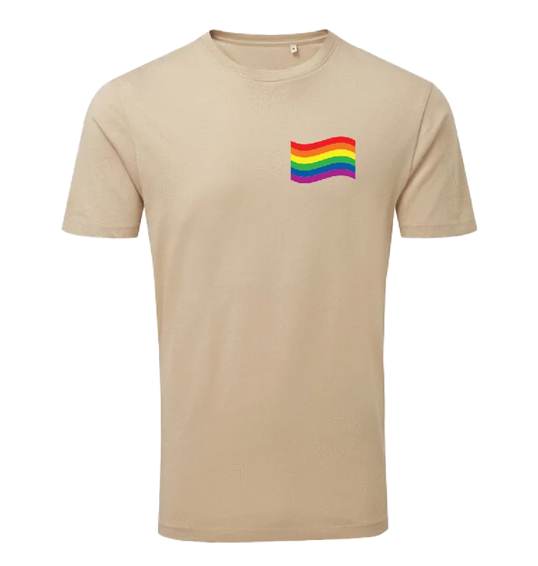 Wavy Rainbow T-Shirt Houndstooth Herringbone Solid