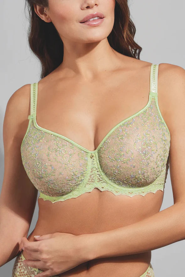 Cassiopee Seamless Full Cup Bra In Nymphea - Empreinte Adjustable Fit Bra