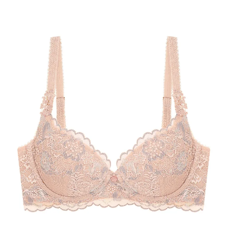 Florale Azalea Lace Wired Push Up Bra Full Support Bra