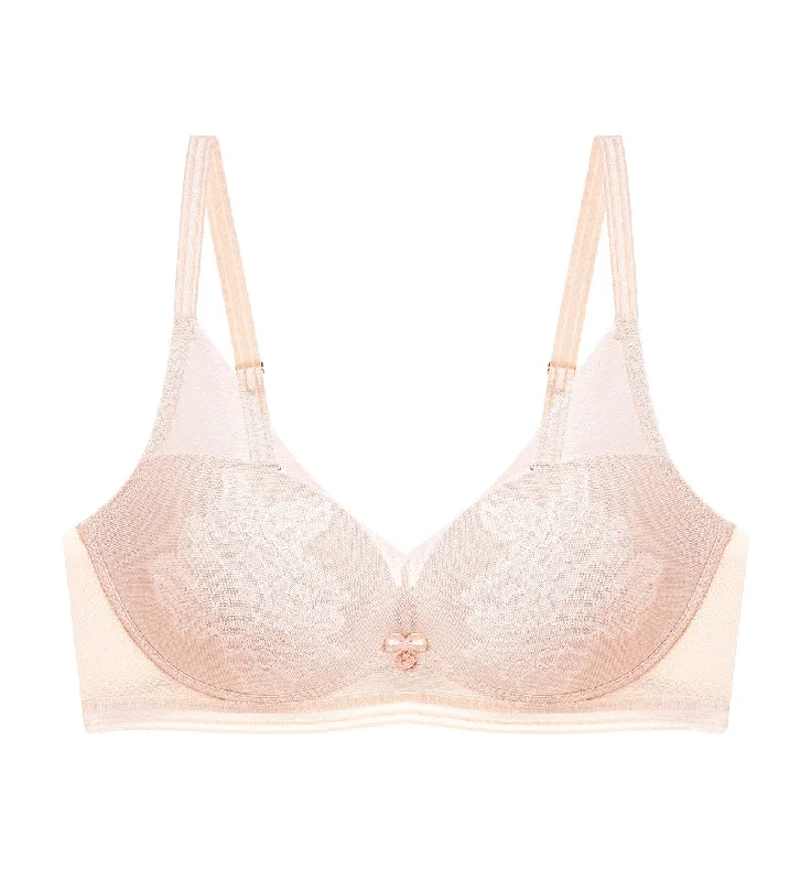 FLORALE PAEONIA NON-WIRED PADDED BRA Soft Lace Bra